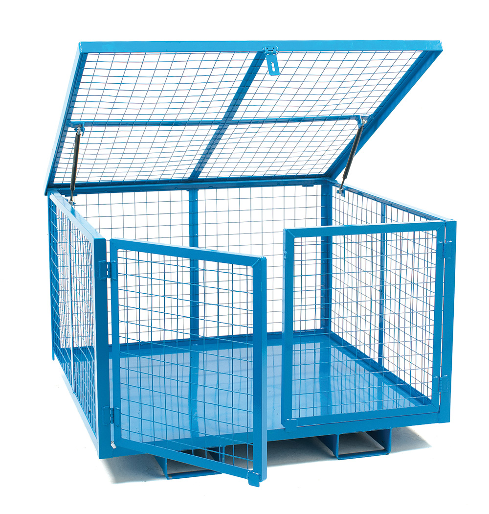 Security Cage With Lift Up Lid