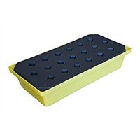 Economy Spill Tray Base and Grid - 170 x 805 x 405 mm  H x L x W 